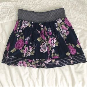 Flowered skirt